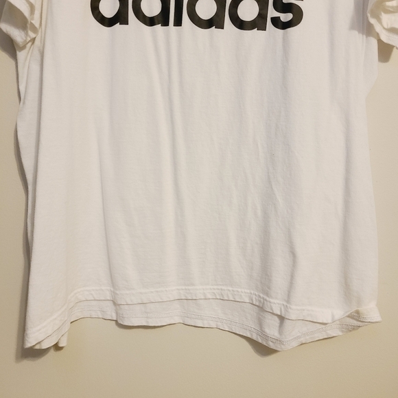 Adidas | Men's White Essential Amplifier Tee With Black Logo (Size 2XL) - Picture 9 of 11